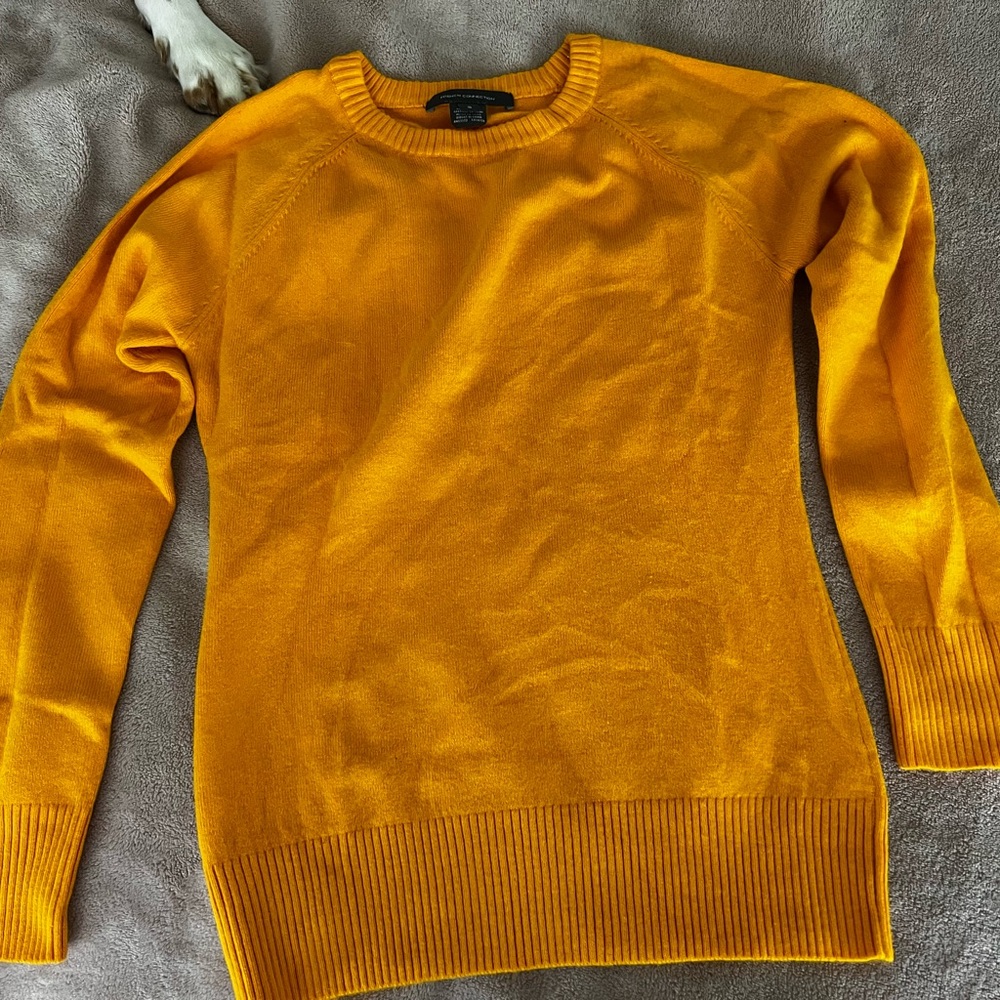 French connection softest sweater small orange NWOT